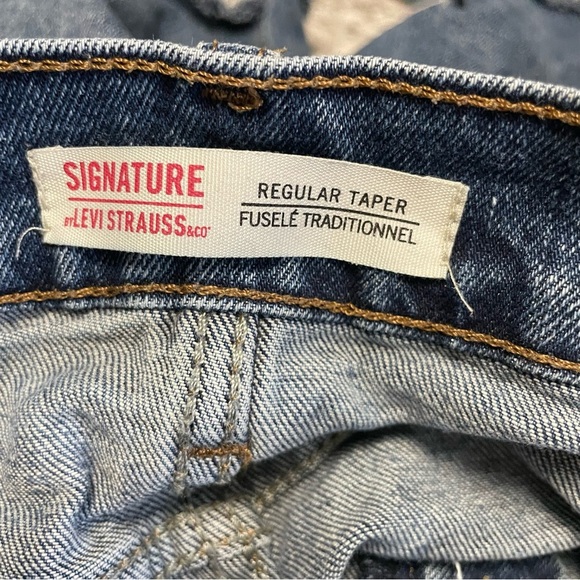 Levi Strauss Signature Denim Blue Jean Cut off Shorts Women’s 29 - Picture 8 of 11